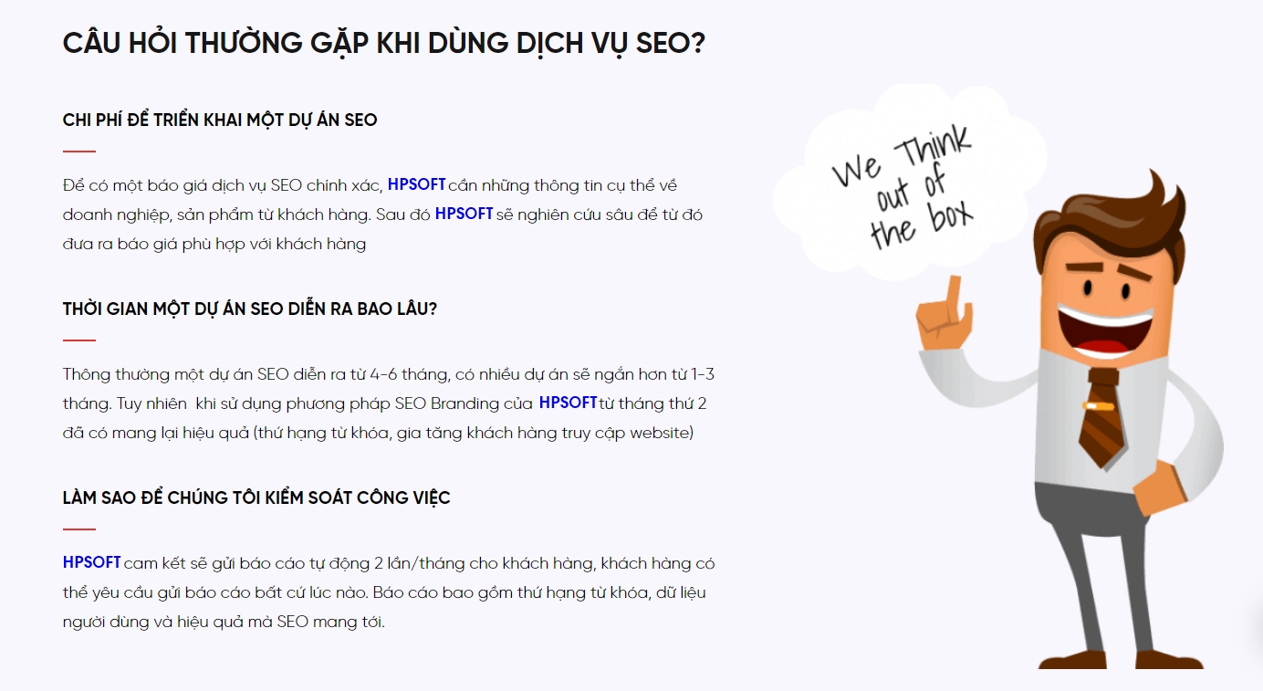 Dịch vụ SEO website của HPSOFT Ninh Thuận có gì tốt